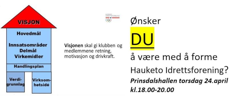 Image for Ønsker DU å være med å forme Hauketo Idrettsforening (HIF)?
